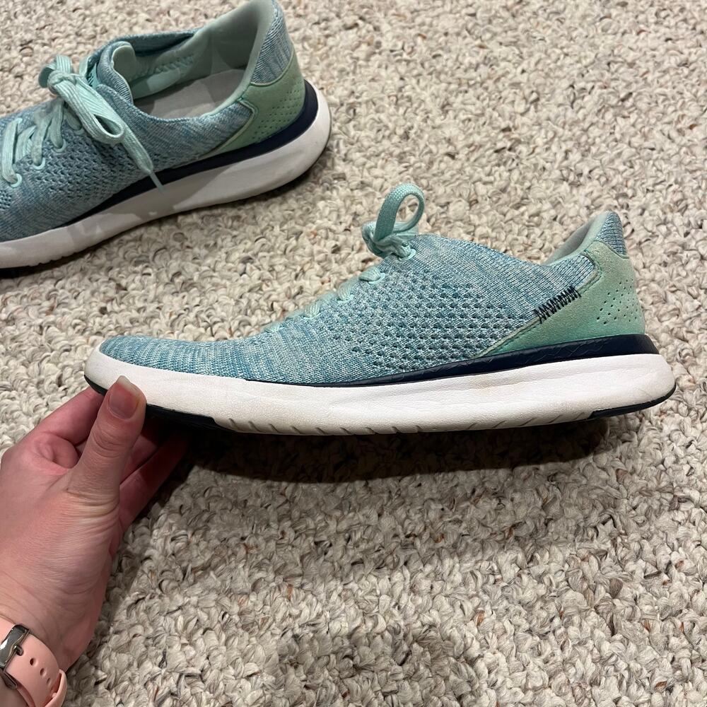 Kizik Lima Spearmint Green Hands Free Sneakers Sz 8 Womens Mens 6.5 Comfort - Picture 9 of 9